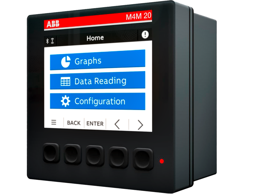 ABB Stotz-Kontakt: Netzanalysegerät M4M 20-M mit MID-Zertifizierung.