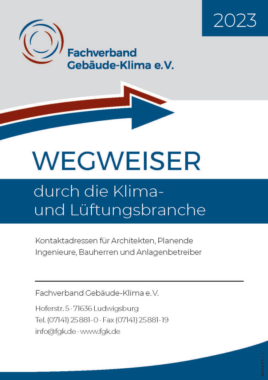 Das handliche Nachschlagewerk bietet eine umfassende Übersicht über die Akteure und Institutionen der Klima- und Lüftungsbranche.