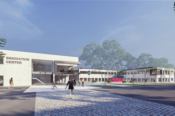 Nibe baut auf 40.000 m2 ein neues Innovationscenter für Forschung und Entwicklung in Markaryd, Schweden.