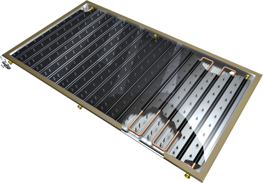 Thermosolar: Vakuum-Flachkollektor TS 400.
