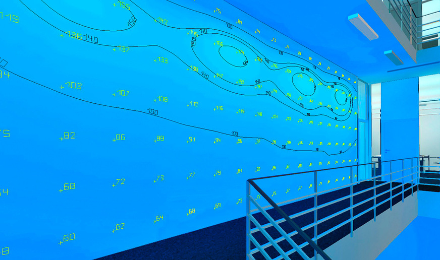 Bild 6 Für jeden definierten Messpunkt im Raum werden Beleuchtungsstärken exakt berechnet und dabei die Einflüsse aller Lichtquellen berücksichtigt.