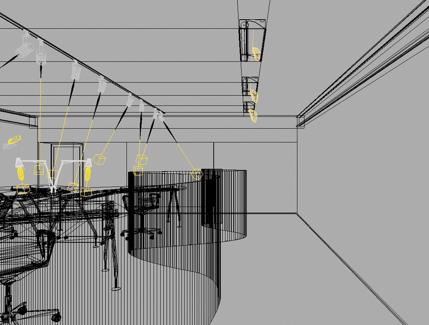 Bild 4 Nach der Definition der Raumgeometrie, der Materialien sowie der Leuchten …