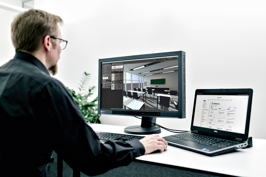 Bild 1 Die Lichtplanung am PC ermöglicht eine wirtschaftlichere Planung natürlicher oder künstlicher Beleuchtung und gibt mehr Planungssicherheit.