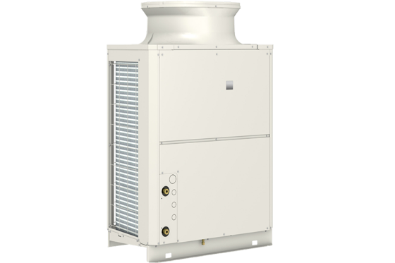 Ecodan-QAHV-System: Ein besonders hoher Trinkwarmwasserbedarf lässt sich in Mehrfamilienhäusern am besten durch die QAHV Heißwasser-Wärmepumpe darstellen.