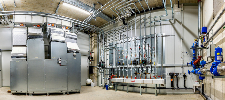 Bild 4 Blick in die Technik-Zentrale des neuen Kofler-Firmenstandorts.