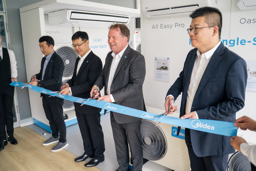 Die Midea HVAC Akademie in Eschborn wurde feierlich eröffnet.