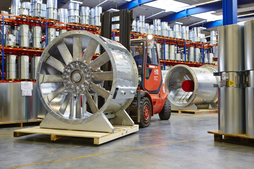 Im August 2023 startet bei Systemair der Neubau einer Halle zur Erweiterung der Produktion.