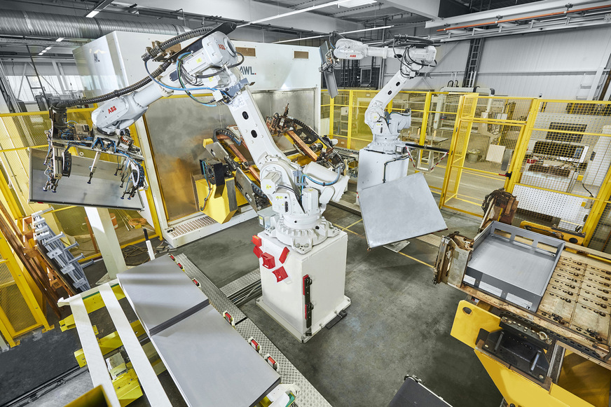 Eine hochmoderne Laserschweißanlage mit ABB-Robotertechnik wurde letztes Jahr in Betrieb genommen.