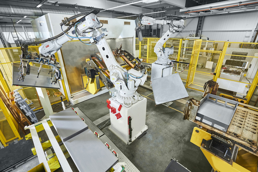 Eine hochmoderne Laserschweißanlage mit ABB-Robotertechnik wurde letztes Jahr in Betrieb genommen.