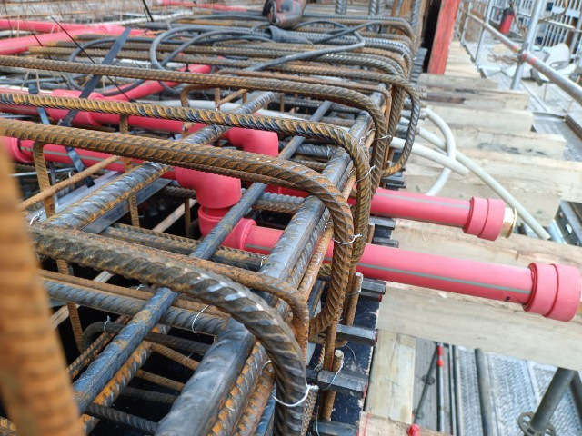 Die Installation erfolgte bei -2 °C – kein Problem für den Werkstoff Polypropylen.