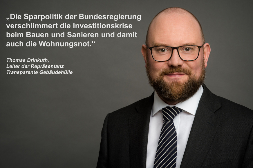 Thomas Drinkuth, Leiter der Repräsentanz Transparente Gebäudehülle,