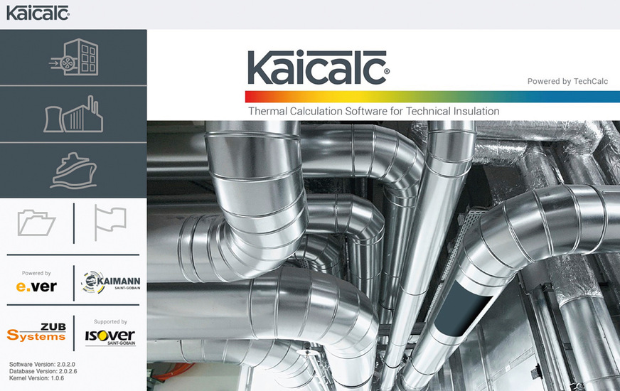 Bild 7 Online-Dämmschichtdickenrechner wie KaiCalc ermöglichen wärme- und kältetechnische Berechnungen.