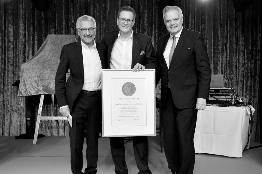 Karl-Walter Schuster, Manfred Schmitz und Bernhard Dürheimer (v.l.n.r.)