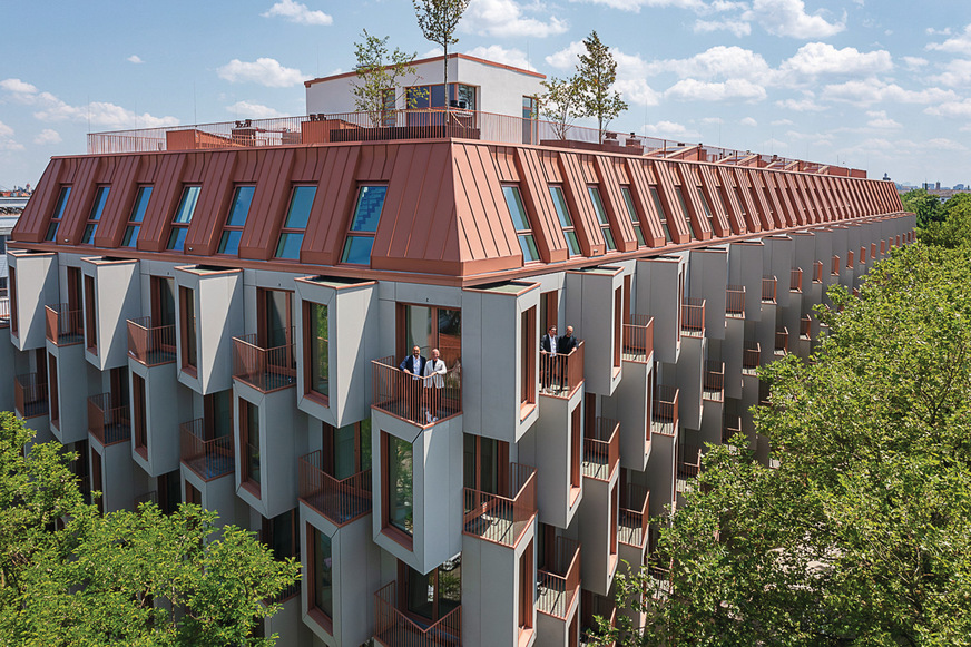 Markante Fassade: Die versetzt angeordneten Bay-Windows verleihen Van B einen ganz besonderen Charakter.