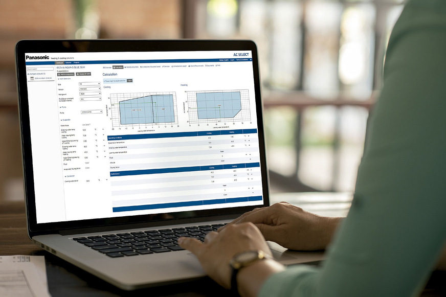 Panasonic: Online-Auswahltool AC Select.