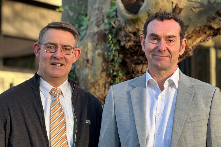 Neues Führungsduo am Ruder: Markus Killer (l.) und Dr. Klaus Ockenfeld leiten seit November 2023 die Geschicke des Kupferverbandes.