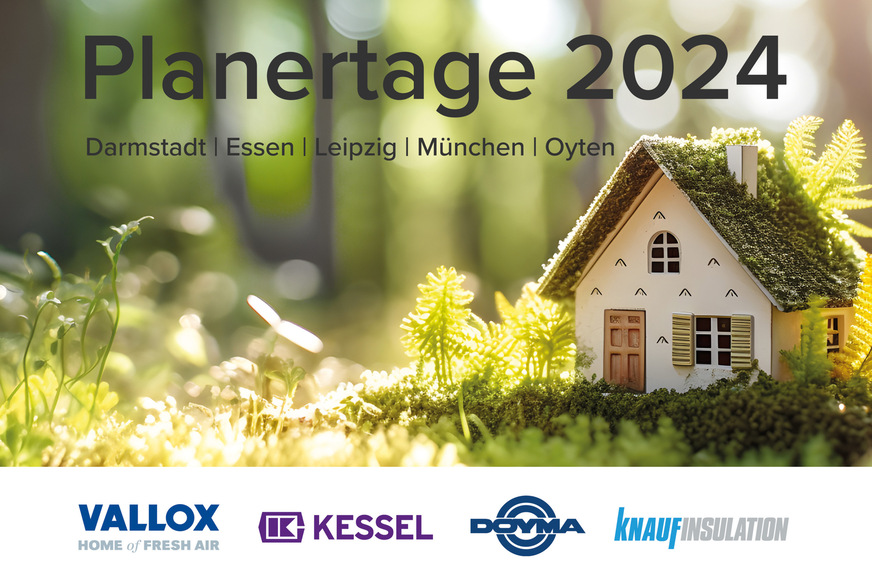 Planertage 2024: Die Expertenseminarreihe von Doyma, Kessel, Knauf Insulation und Vallox tourt wieder durch Deutschland.