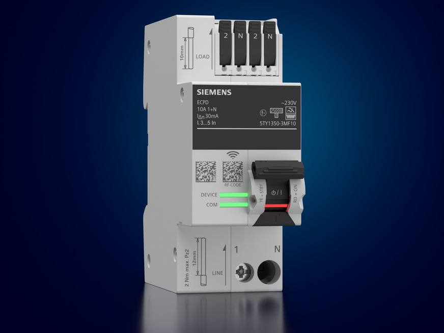 Bild 1 Elektronisches Schutzschaltgerät Sentron ECPD (Electronic Circuit Protection Device).