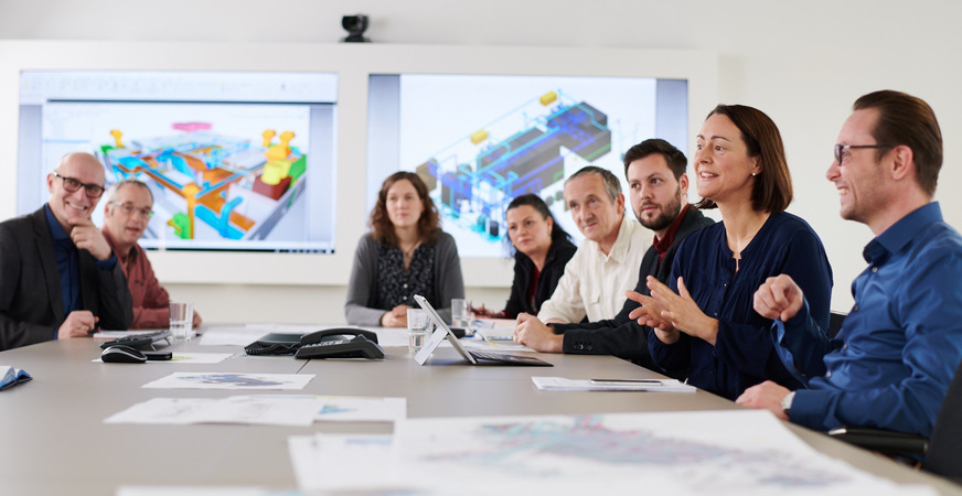 Bild 4 Für die TGA+E-Planung setzt INNIUS DÖ moderne IT-Technologie auch für das interne Büro- und Projektmanagement ein.