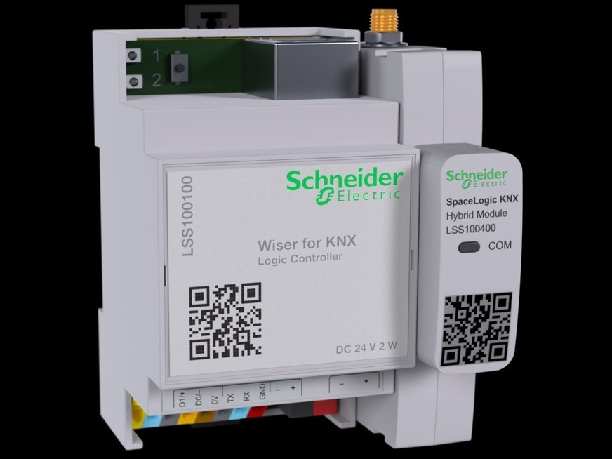 Schneider Electric: SpaceLogic KNX Hybrid Modul.