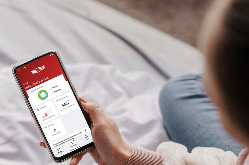 Wolf: Endkunden-App Wolf Smartset.