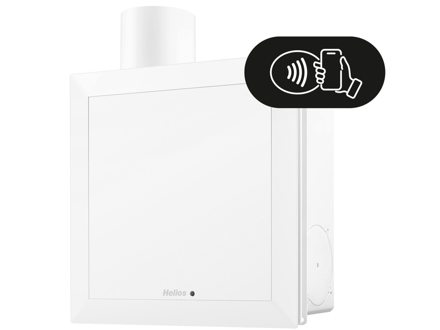 Helios: Einrohrlüfter ELS NFC.