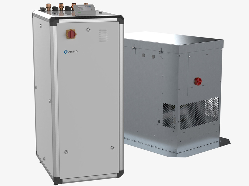 Aereco: Connect-Wärmepumpe und AWN Basic Mini.