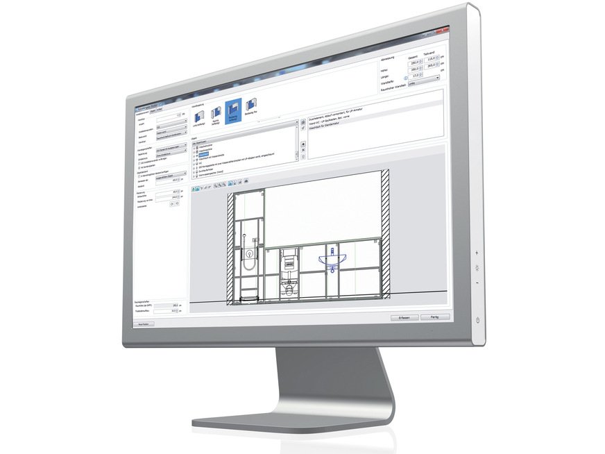 Geberit: Assistenten unterstützen Anwender der Planungssoftware ProPlanner.