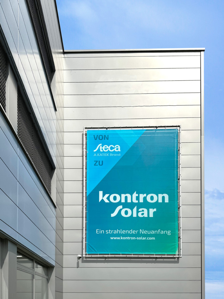 Die Solarelektronik-Marke Steca der Katek Group wird nach der Fusion als Kontron Solar fortgeführt.