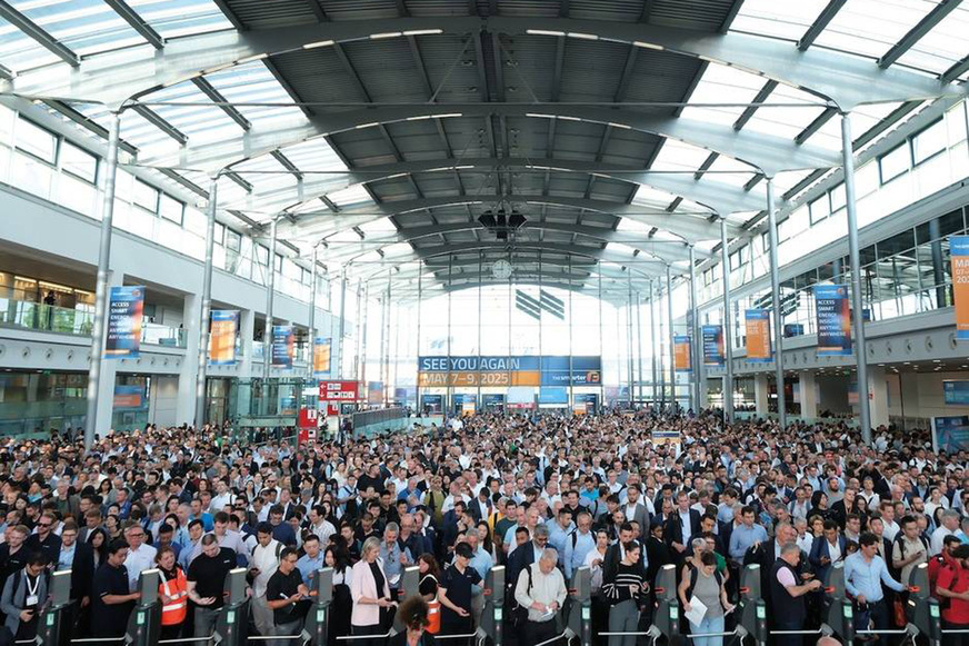 Großer Andrang bei The smarter E Europe 2024.