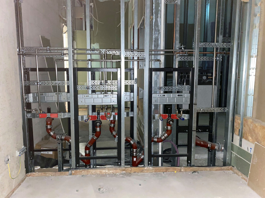 „nextVIT“ Montageelement für Waschtisch-Einlochbatterie