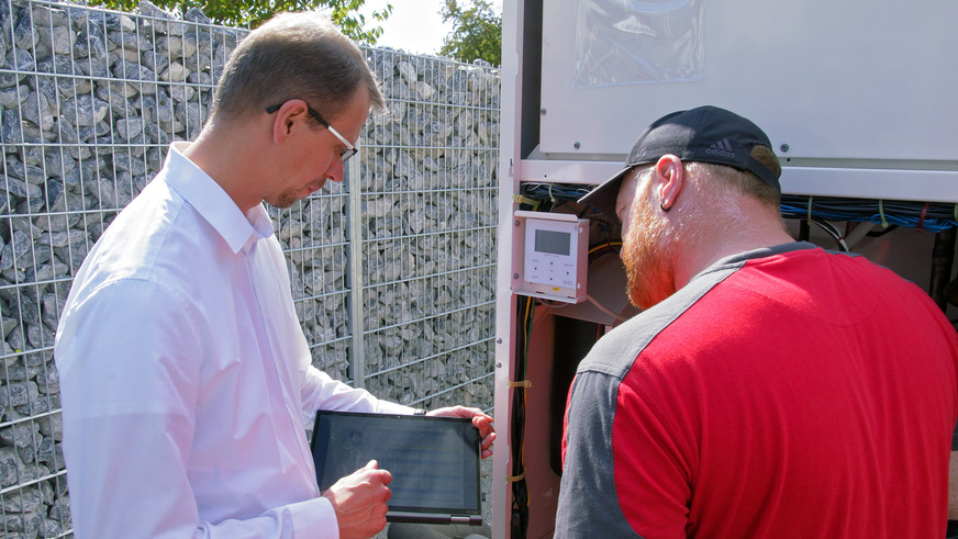 Jede Elco-Wärmepumpe wird von einem qualifizierten Kältetechniker in Betrieb genommen.