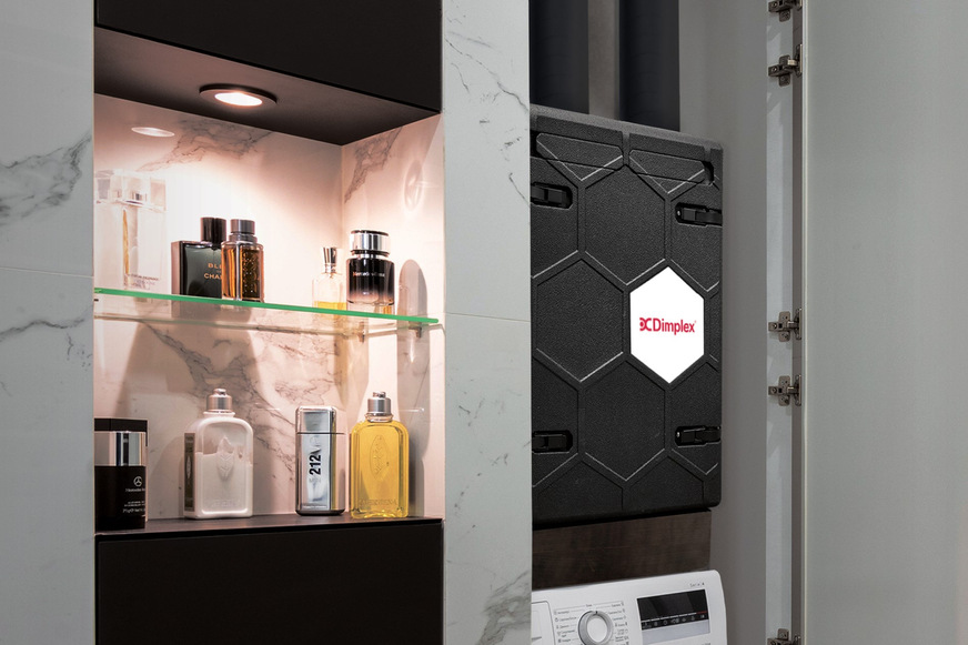 Glen Dimplex: Im Schrank eingebautes Lüftungsgerät der Baureihe ZL-M 325.