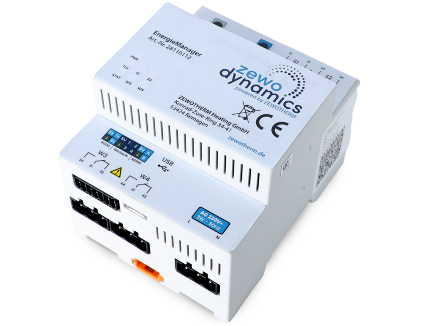 Zewotherm: Energiemanagement-System Zewo Dynamics.