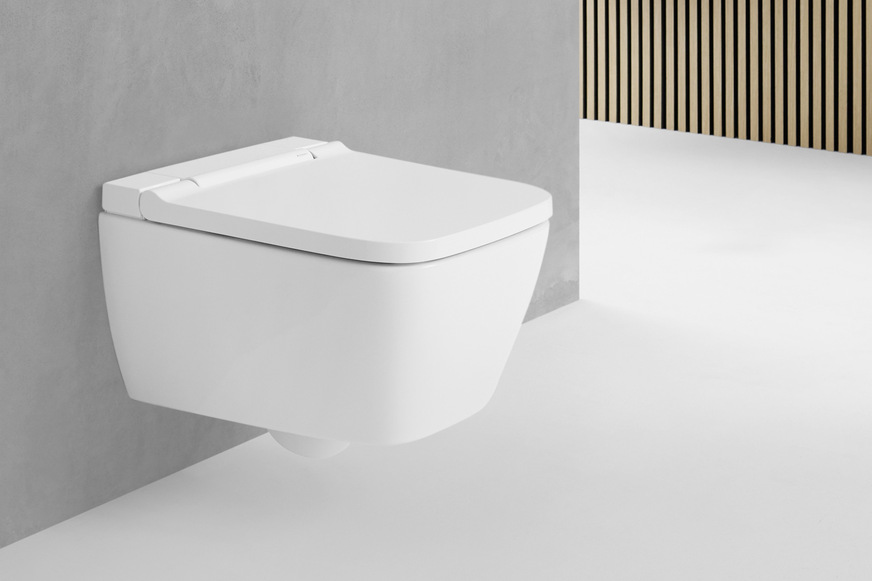 Geberit: Dusch-WC AquaClean Sela Square.
