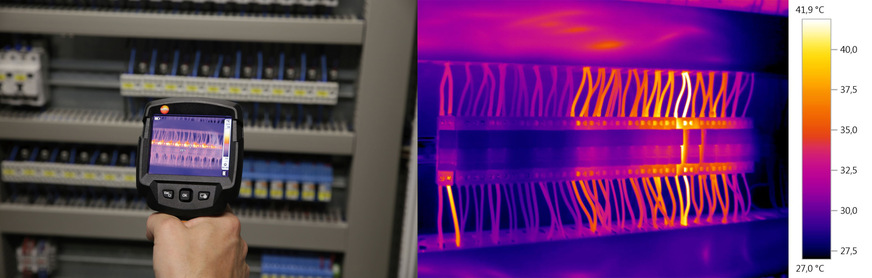 Bild 4 … und Problemstellen, wie etwa untypische Erwärmungen, sogenannte „Hot Spots“, schnell erkannt werden.