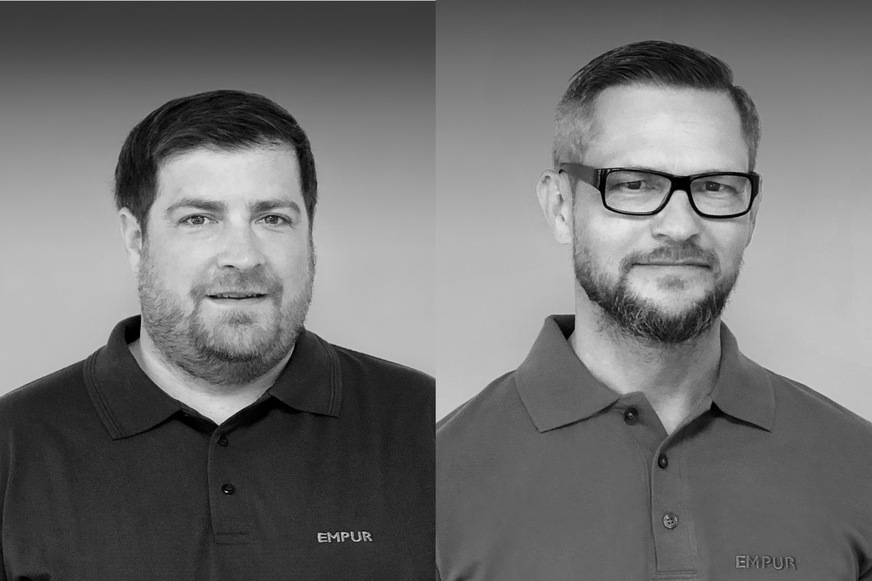 Kevin Wessels (links) und Marcel Radlach