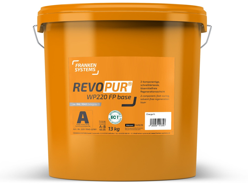 Franken Systems: Brandschutzbeschichtung Revopur WP220 FP.
