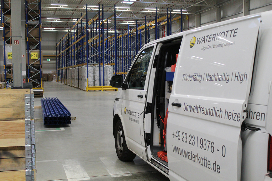 Der Umzug von Waterkotte an seinen neuen Produktions- und Verwaltungsstandort auf dem ehemaligen Opel-Gelände in Bochum geht voran.