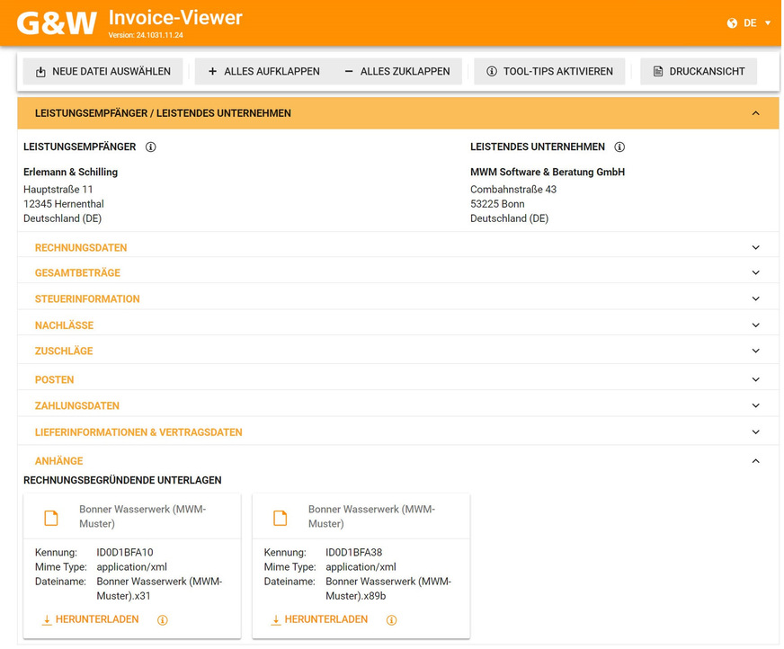 Bild 8 … gibt es inzwischen auch einige AVA-Programme mit integrierten Import- und Exportfunktionen oder einem integrierten Viewer.