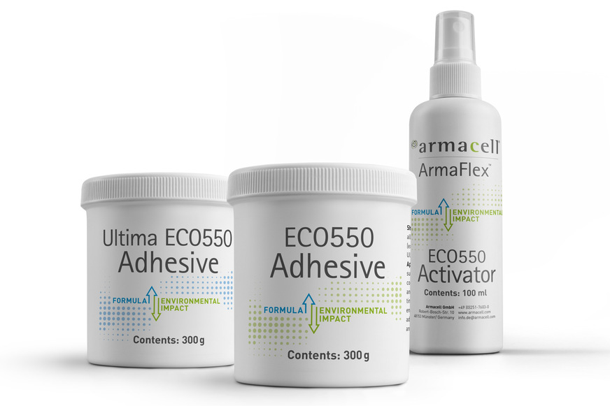 Armacell: ArmaFlex ECO550 Kleber und Aktivator.