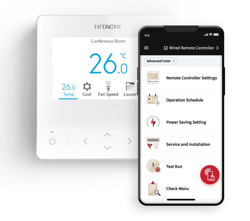 Hans Kaut / Hitachi: Smartphone-App airCloud Tap für Hitachi-Klimaanlagen.