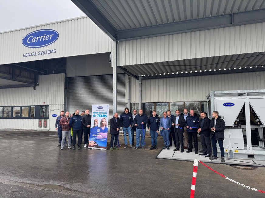 Das Team von Carrier Rental Services bedient die wachsende Nachfrage nach temporärer Kälte-, Klima- und Heizungstechnik.
