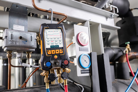 Digitale Monteurhilfe testo 558s.