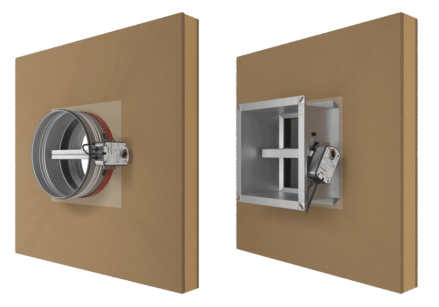 FR90 und FK90 im Lehmwandeinbau.