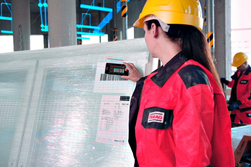 Bild 12 Auch auf Bauteilen aufgebrachte Barcodes oder NFC-Transponder ermöglichen eine automatisierte Ist-Kontrolle von Bauabläufen.