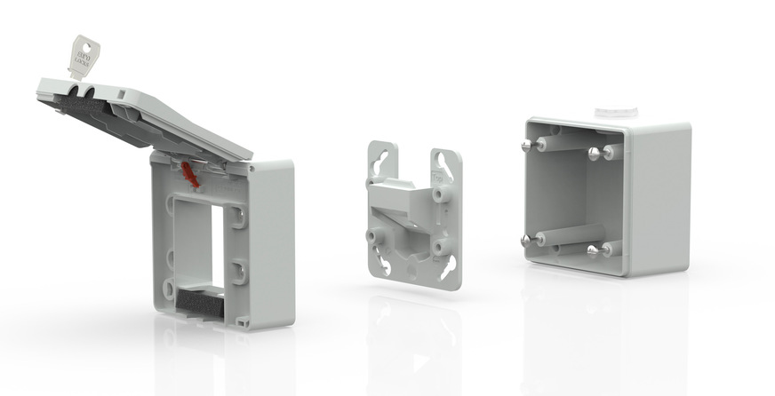 Metz Connect: Ethernet-Anschlussdose MC IP44 SG.