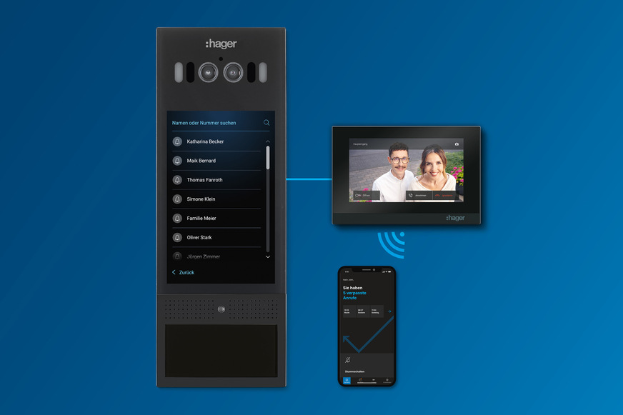 Hager: Türkommunikationssystem intercom.