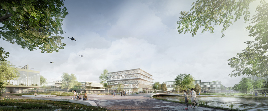 Animation des geplanten DOK Campus