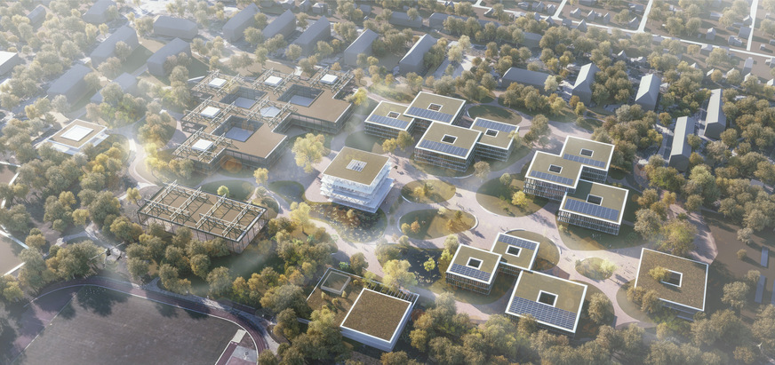Animation des geplanten DOK Campus